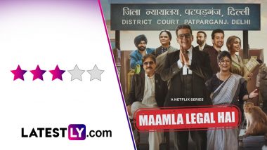 Review: Netflix's Maamla Legal Hai is Entertaining! 